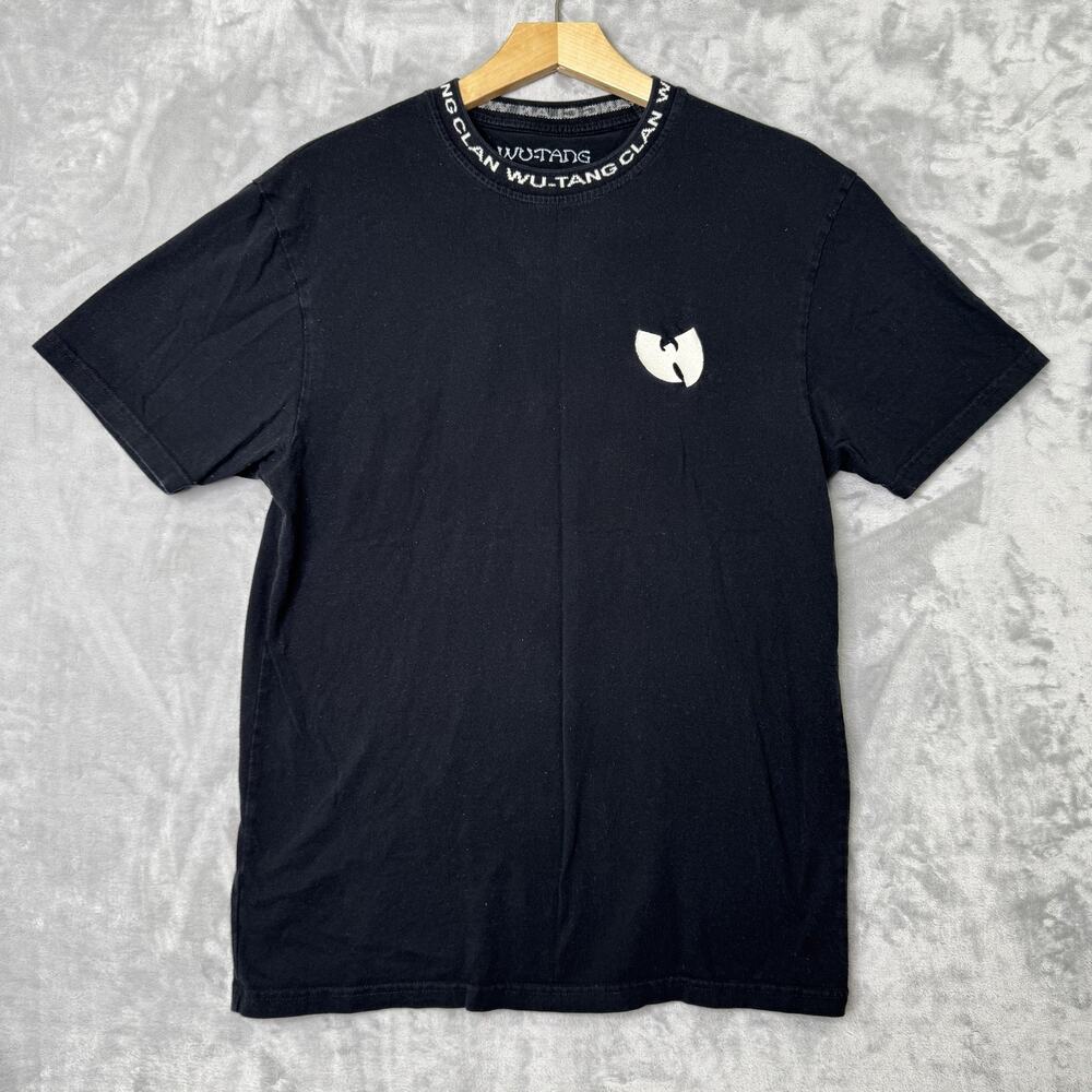 Wu-Tang Clan Shirt Mens Large Black Hip Hop Rap Vintage Tee Logo Crewneck